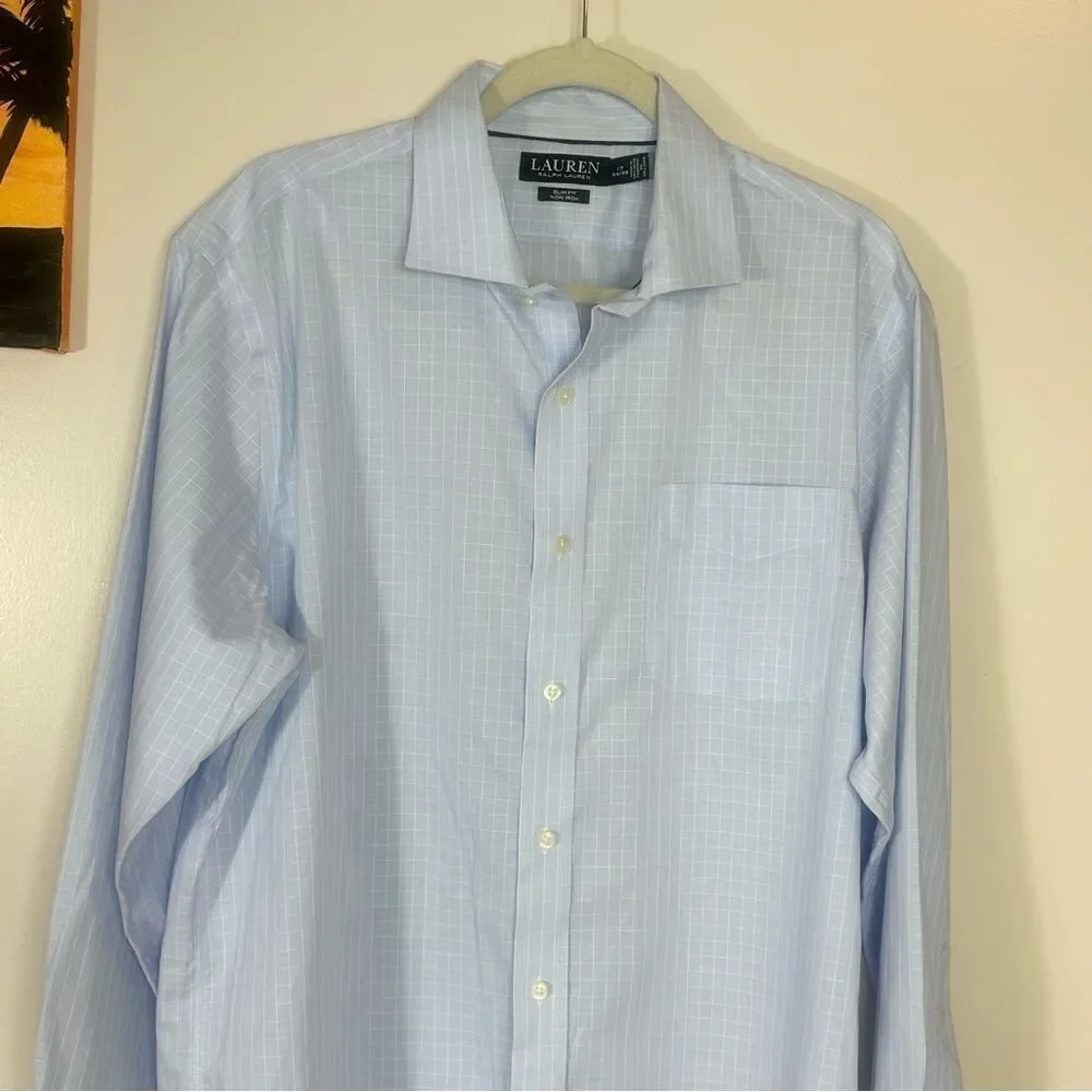 Polo by Ralph Lauren Light Blue Dress Shirt black label